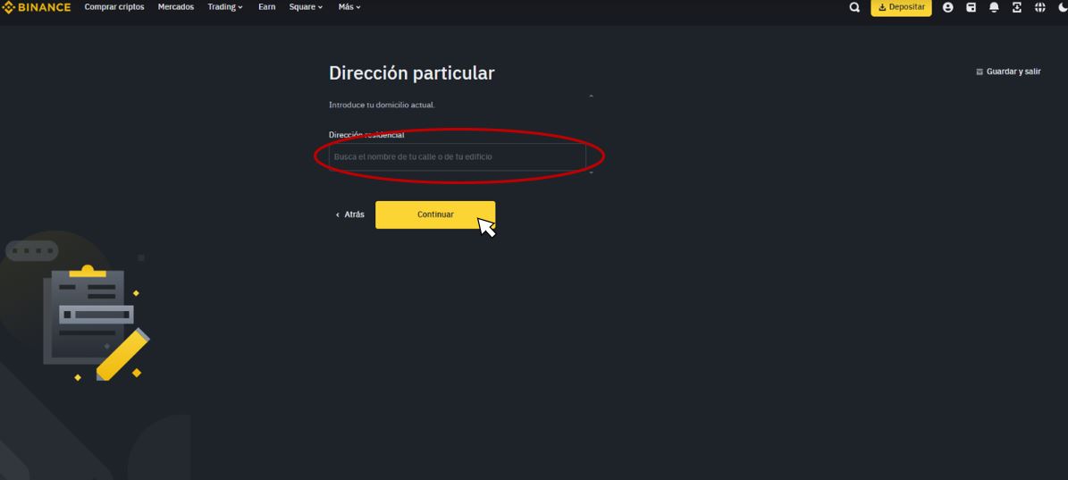 binance-verifica-direccion