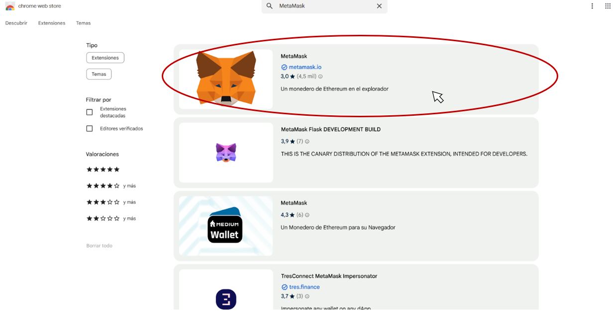 metamask-chrome-store