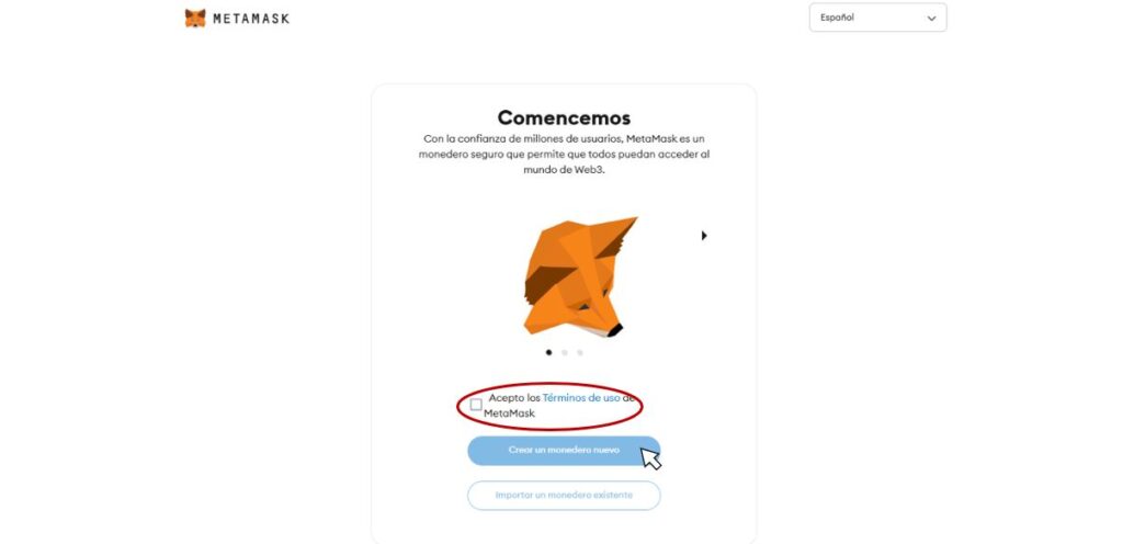 metamask-nuevo-menedero